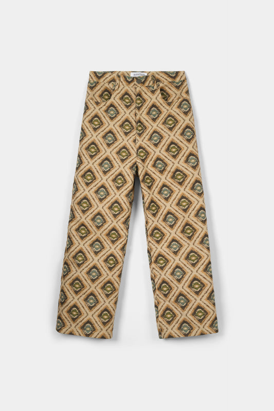 بنطال لوكس منسوج بنسيج الماس