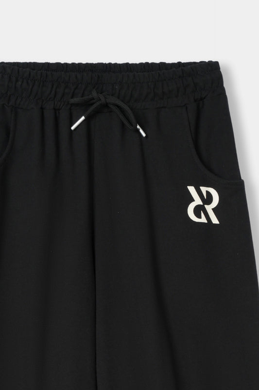 Black Cozy Sweatpants for Woman