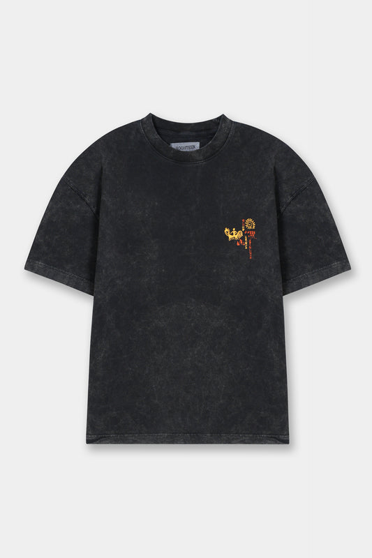 Black Acid Wash T-Shirt