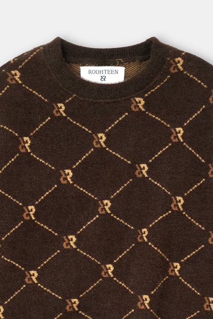 R-Weave Jacquard Sweater