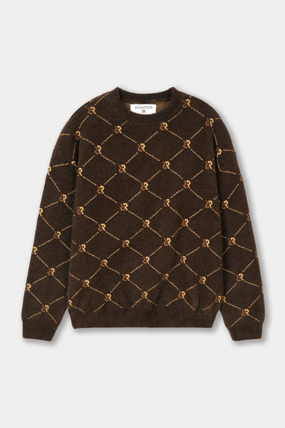 R-Weave Jacquard Sweater