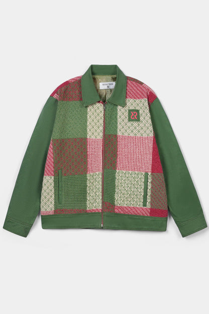 جاكيت رالي جينز مرقع