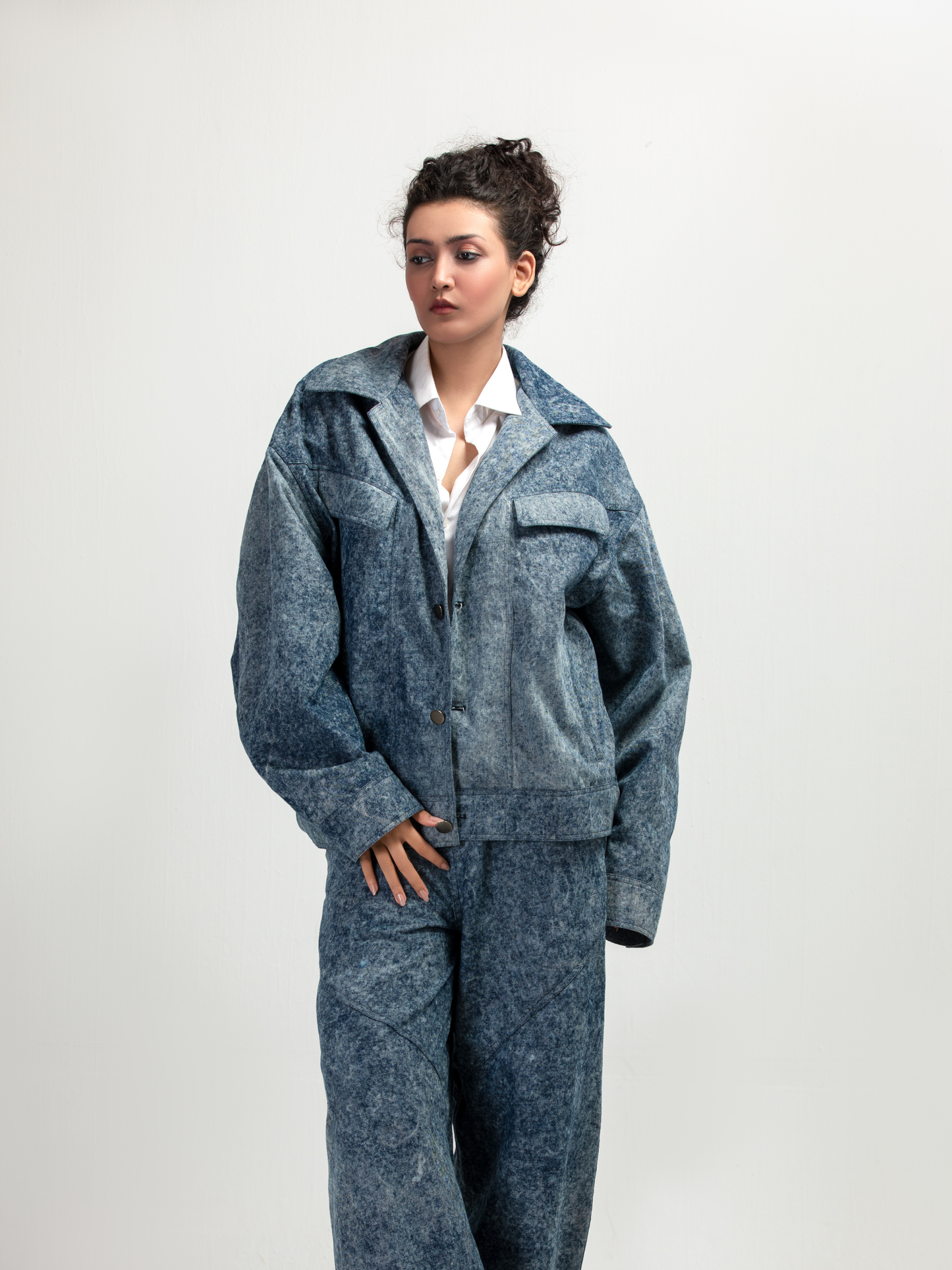 جاكيت جينز ستون ويف