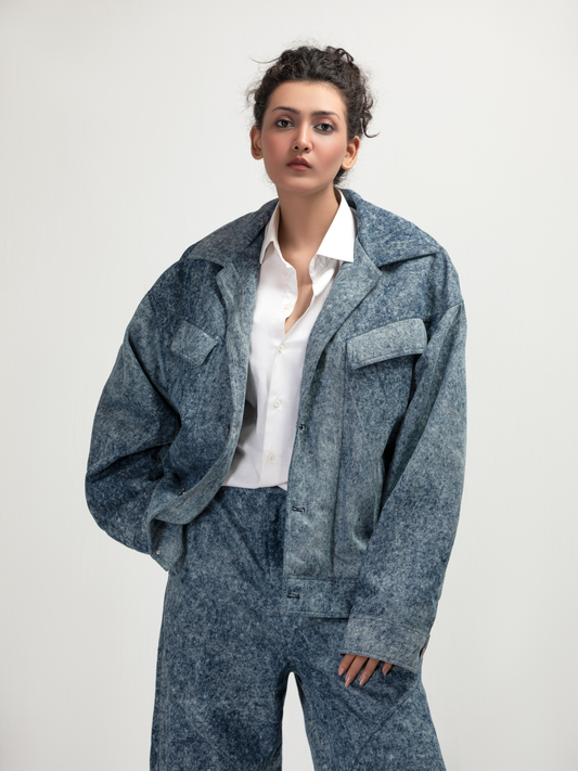 جاكيت جينز ستون ويف