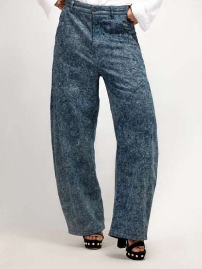 بنطال جينز ستون ويف