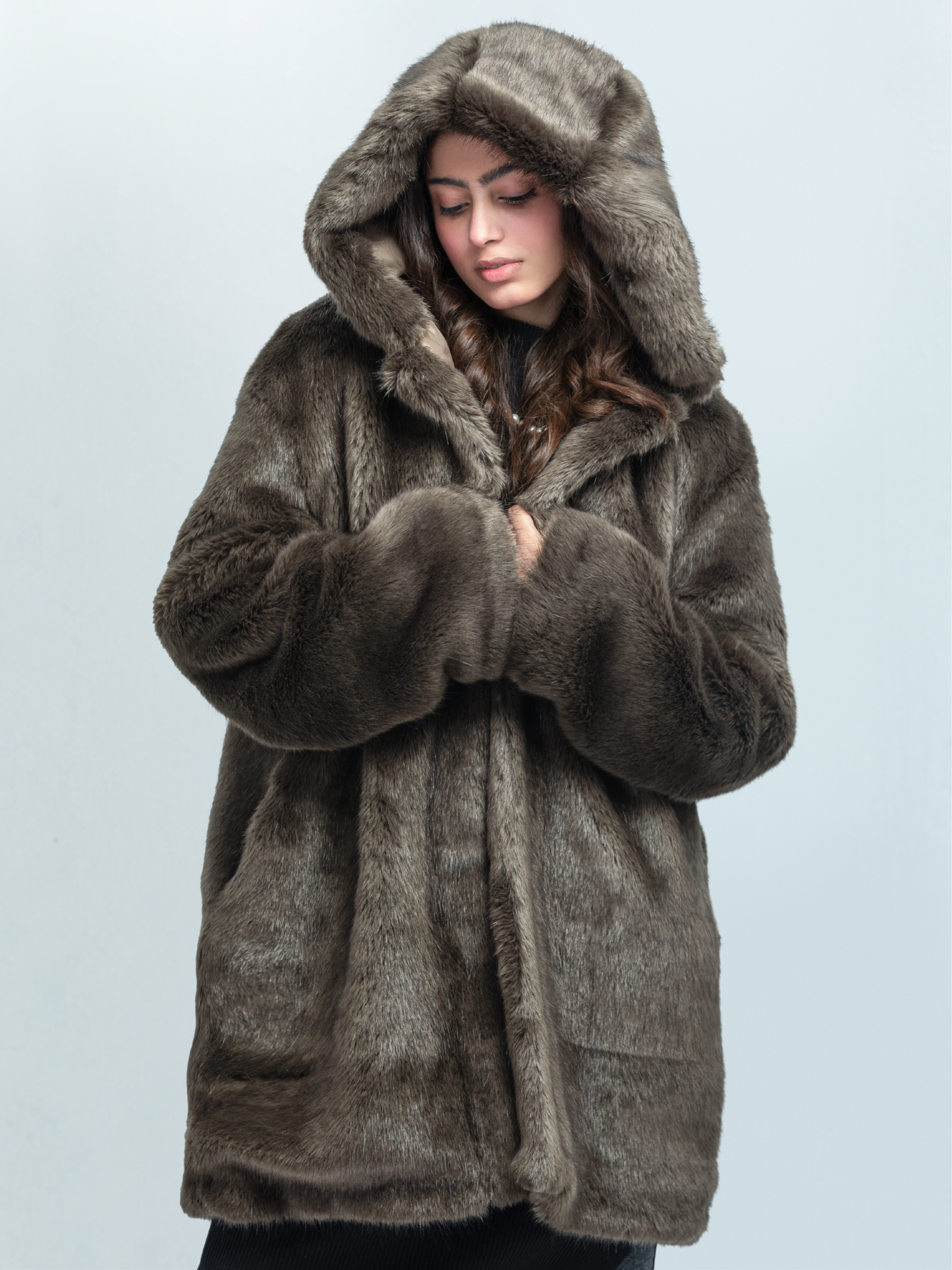 معطف هودي من Timberland Plush