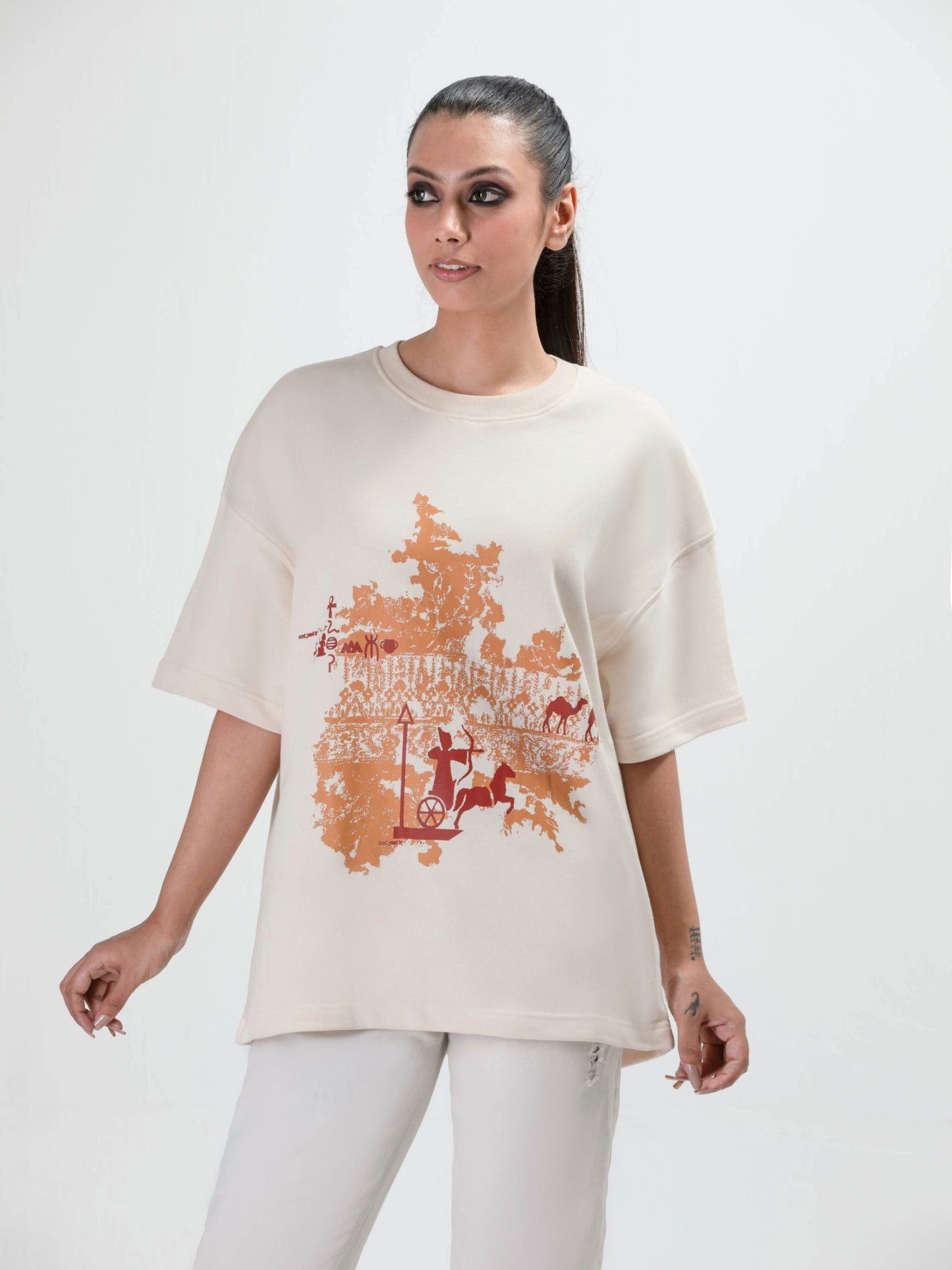 تي شيرت الكثبان الذهبية المصرية