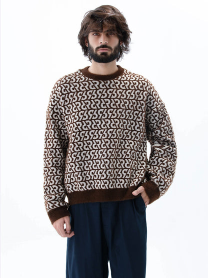 سترة بنمط متكرر مميز