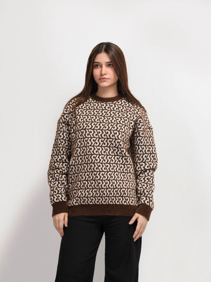 سترة بنمط متكرر مميز