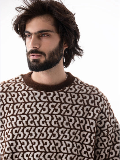 سترة بنمط متكرر مميز