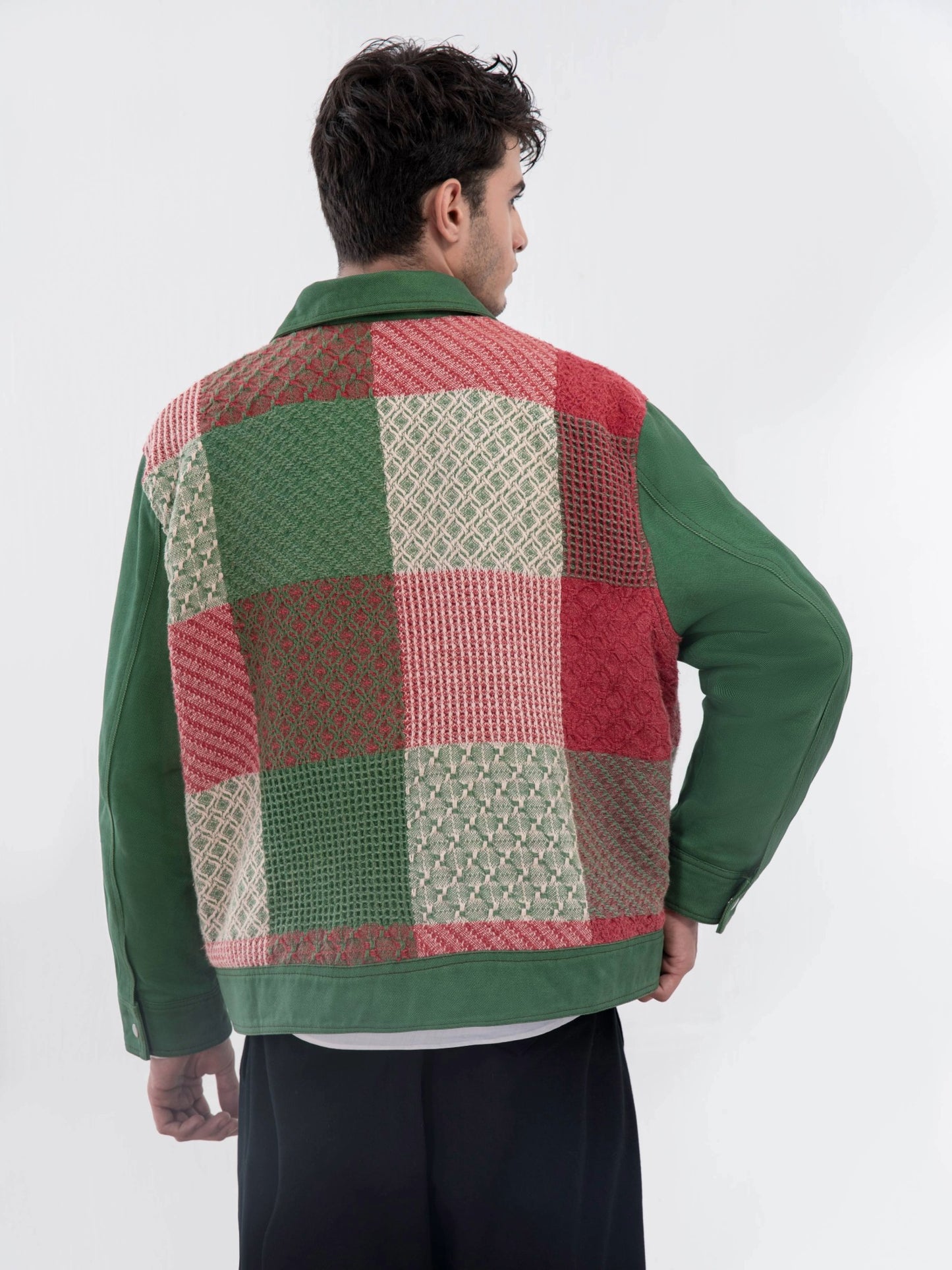 جاكيت رالي جينز مرقع