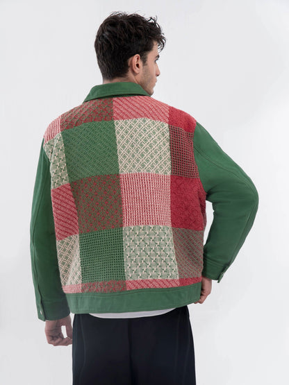 جاكيت رالي جينز مرقع